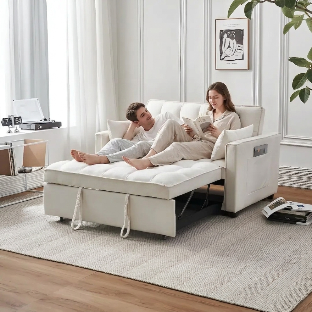 Bailey – 3-i-1-säng med utdragbar säng