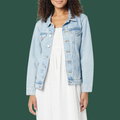 Astrid – Modern Jeansjacka i Ljus Denim