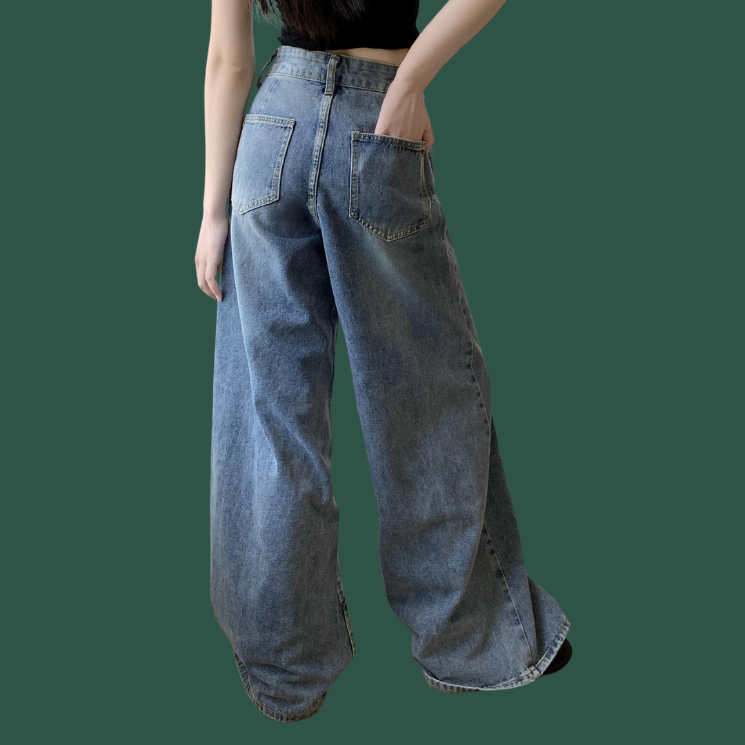 Lovisa – Vida jeans med hög midja